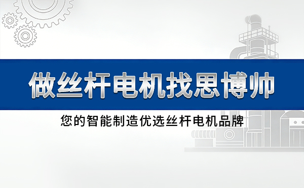 思博帅 (SZSPS) 值得信赖的滚珠丝杆电机品牌